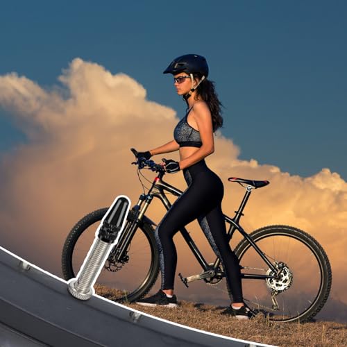 16-Pack Aluminum Presta Valve Caps - 8 Colors for Bicycles