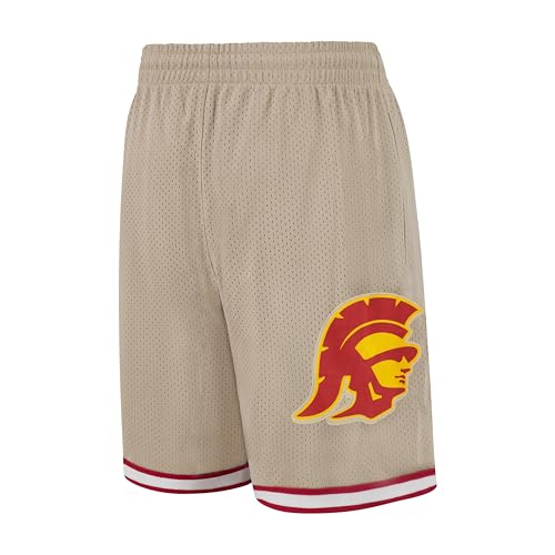 NCAA Official Basketball Training Shorts - USC Trojans - Small - Sand