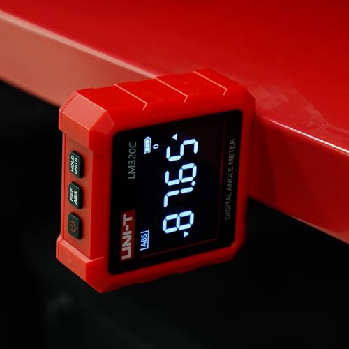 Digital Inclinometer with Magnetic Base - 4x90° Range, ±0.2° Accuracy
