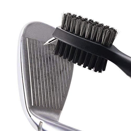 Golf Club Brush Set - Pack of 2 with Retractable Carabiner