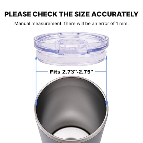 20 oz Skinny Tumbler Replacement Lid - BPA Free & Splash Proof