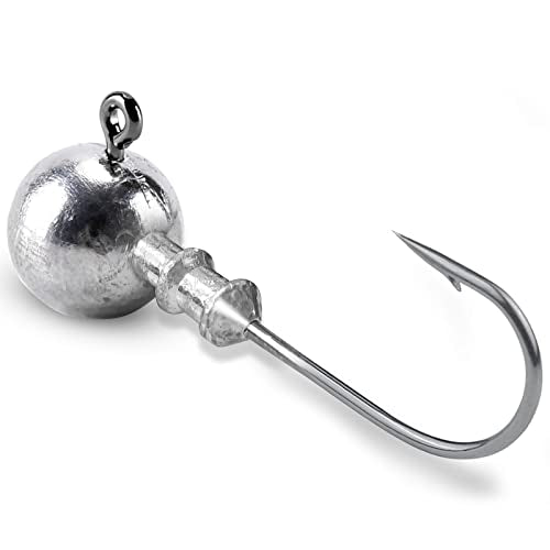 Atibin Size 2 3/16oz Saltwater & Freshwater Lead Saltwater Jig Head Hooks 25 pcs