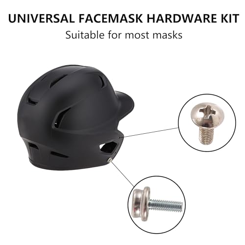 Football Helmet Screw Kit - Stainless Steel Mask Hardware
