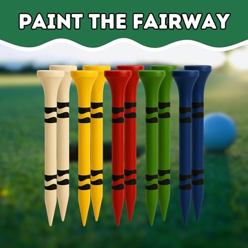 Funny Golf Tees - Premium Bamboo Tees Gift Set - Slice-ola