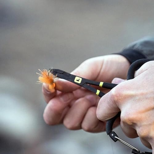 Loon Outdoors Rogue Quick Draw Forcep - Fishing Hemostat with Carabiner & Scissor Jaw
