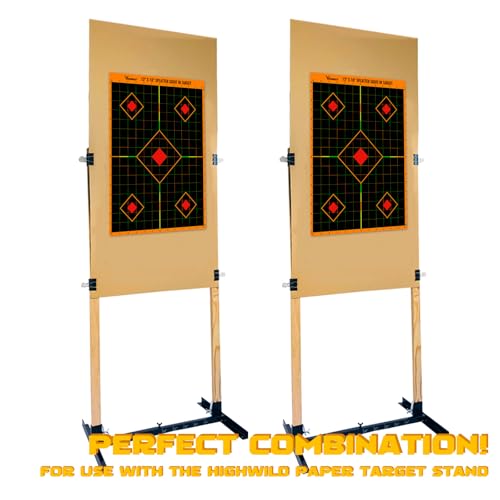Highwild 25 Pack Splash Target - 12x18 inch Multicolor Splatter Targets