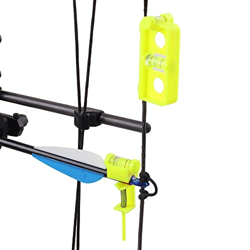 SOPOGER Yellow Archery Bow Level Kit for Rest & Sight Tuning Multifunctional Precision Tool