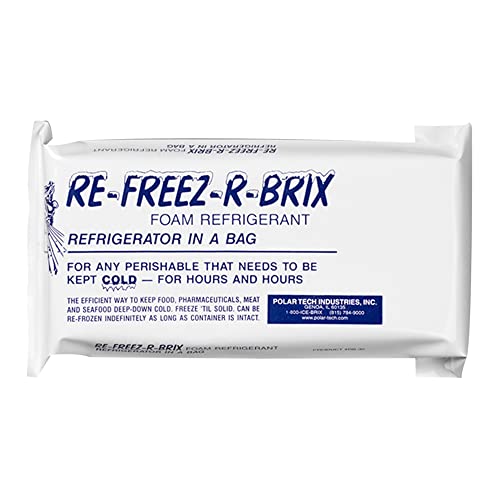 Foam Refrigerant Packs 31oz - Reusable Cold & Thaw Protection, Case of 6