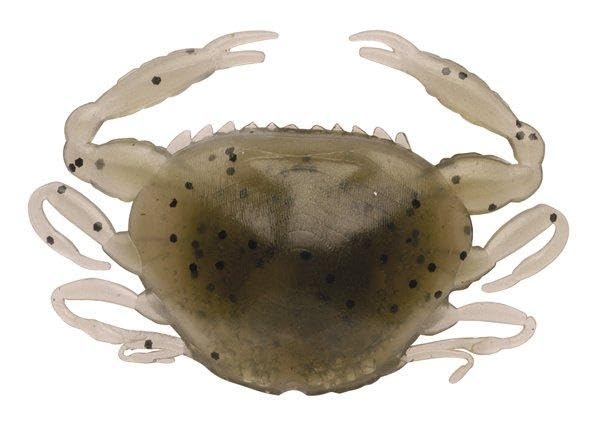 Saltwater Fishing Peeler Crab Soft Bait - Amber Glow 2"