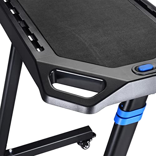 Adjustable Bike Trainer Fitness Desk - Portable Workstation Black