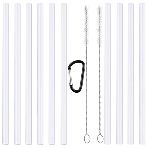 Hydro Flask Straw Replacement - 10 BPA-Free Straws for 32 oz, 40 oz, 64 oz