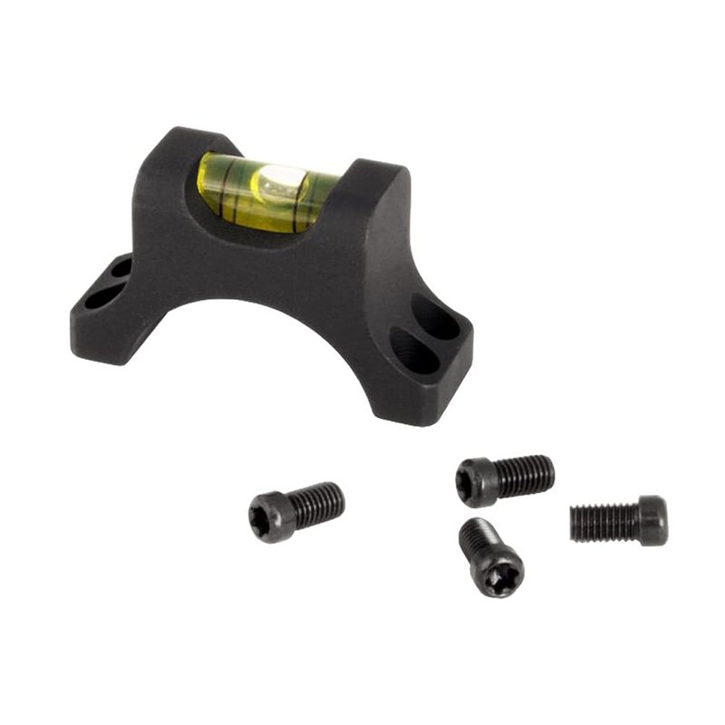 Nightforce XTRM 30mm 4 Screw Top Half of Ring with Bubble Level, Black, A128