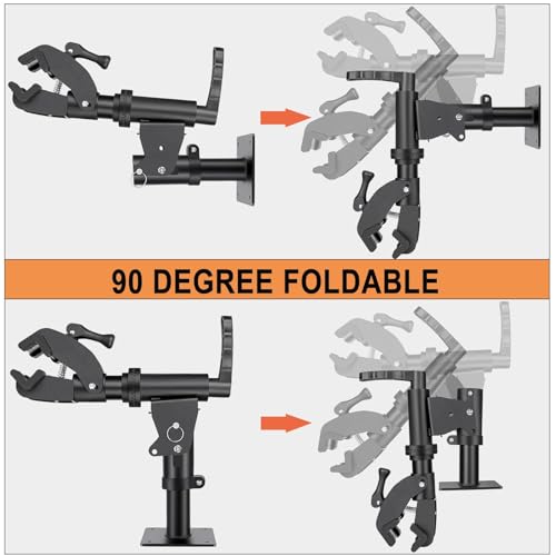 CHEPARK Bike Repair Stand Wall Mount & Bench Mount - Max 88lbs
