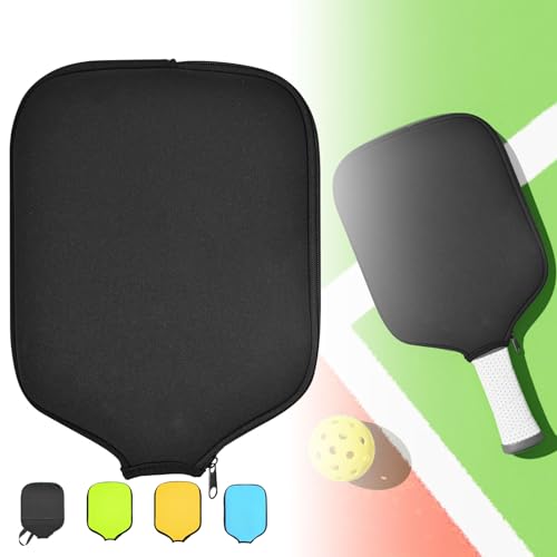 Pickleball Paddle Cover | Case Sleeve Universal Fit Black