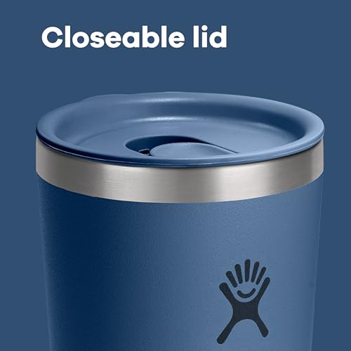 Hydro Flask 20 Oz All Around Tumbler with Press-In Lid - Harbor Blue Insulated Travel Mug