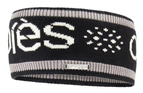 Spyder Women's Intarsia Apres Ski Knit Headband - One Size Black