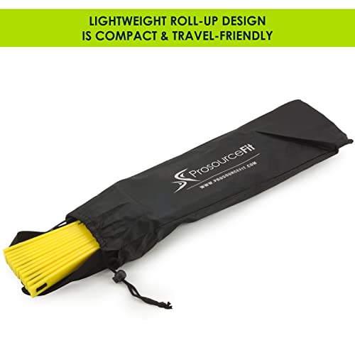 Speed Agility Ladder - 8 Rung for Training & Workouts with Carry Bag