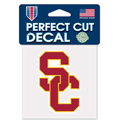 USC Trojans 4"x4" Perfect Cut Color Decal - NCAA Team Spirit