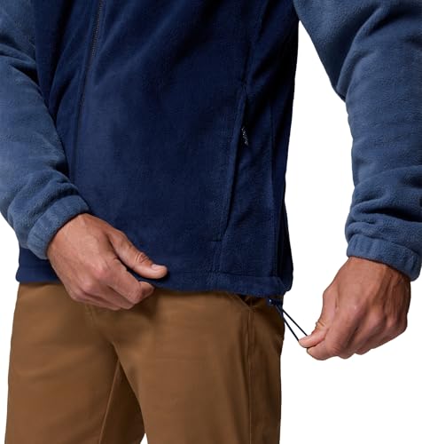 Columbia Men's Steens Mountain Full Zip Fleece Jacket - Large Dark Mountain Navy