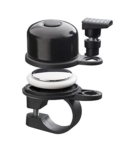 AIRBELL Bicycle Bell for Apple AirTag 22.2mm Hidden Holder Anti-Theft Road-Approved