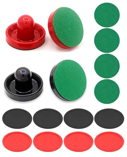 16-Piece Air Hockey Puck and Pusher Set - Durable ABS Accessories