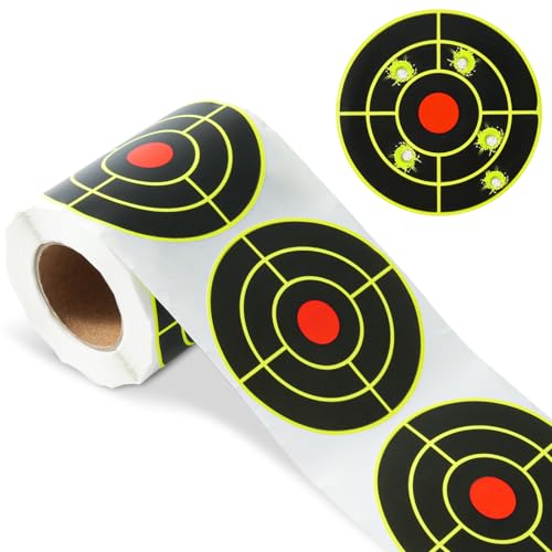 3 Inch Reactive Splatter Target Stickers - 200 Pcs Self-Adhesive