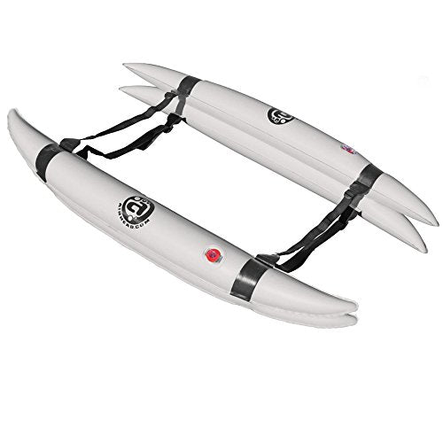 AIRHEAD SUP Training Wheels for Stand-Up Paddleboards - White, Set