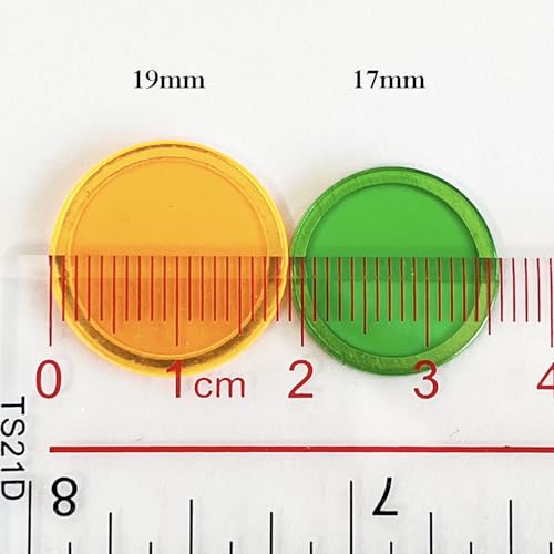 SEETOOOGAMES Magnetic Bingo Chips Counters - 300 Pieces Transparent