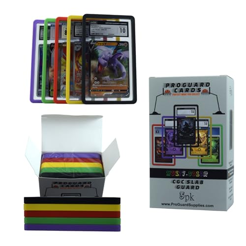 ProGuard Cards CGC Slab Guard 5-Pack Multi-Color Classic for Standard Graded Slabs