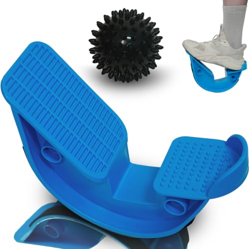 Calf Stretcher Foot Rocker for Plantar Fasciitis with Massage Ball – One Size