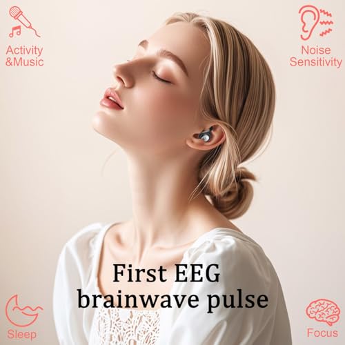 Ear Plugs for Sleeping Noise Cancelling 45dB, Reusable Silicone Earplugs with 8 Eartips and Travel Case, Soft Comfort Hearing Protection for Concerts, Snoring, Travel, Study (Black)