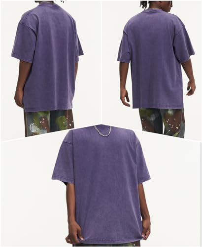 Setwell Oversized Men’s T-Shirt X-Large Army Green/Black/Grey/Camouflage – Heavyweight Cotton Tee