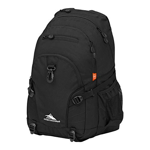Loop Backpack for Travel and Work with Tablet Sleeve - Black
