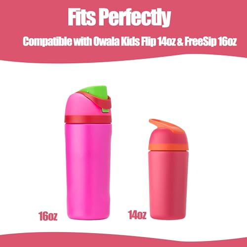 Silicone Water Bottle Boot - 14/16oz Pink Anti-Slip Protector