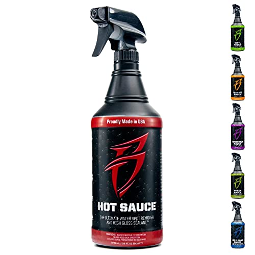 Hot Sauce Hard Water Spot Remover with Wax Sealants - 32 oz