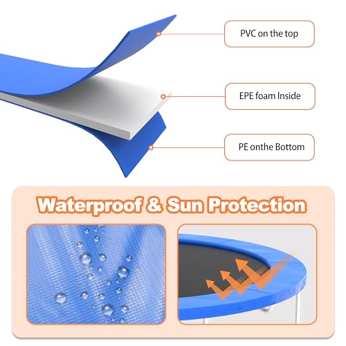 14FT Trampoline Replacement Safety Pad - Waterproof & Tear-Resistant