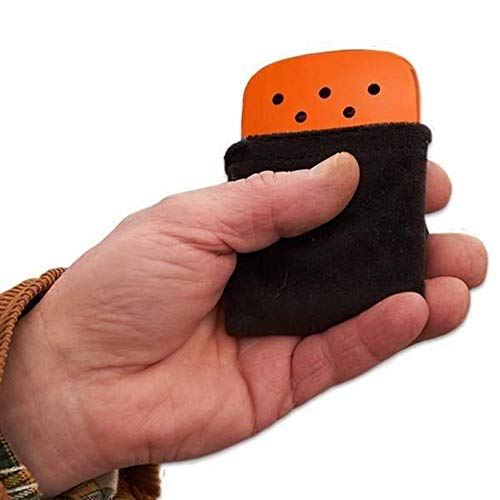 Zippo Refillable 12-Hour Hand Warmer - Orange, Flameless & Reusable