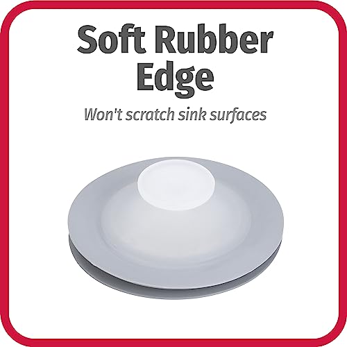 Universal Kitchen Sink Stopper - Flexible Rubber Drain Plug