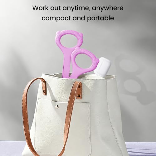 Figure 8 Resistance Bands - 2 Pack with Anti-Slip Handles for Yoga