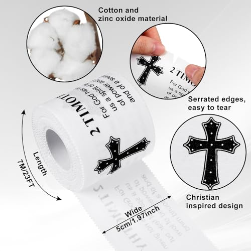 Christian Cross Athletic Tape - 2 Pcs Supportive Sports Tape
