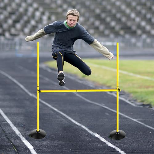 Adjustable Height Agility Hurdle Set - 4.9 FT, Pack of 3