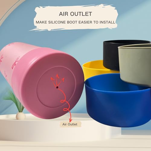 Silicone Boot for Owala 24oz Water Bottle - Avocado Green