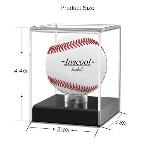 Acrylic Baseball Display Case - UV Protected Clear Holder