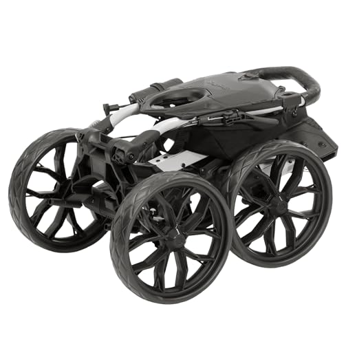 Quad Pro Disc Golf Cart - White/Black