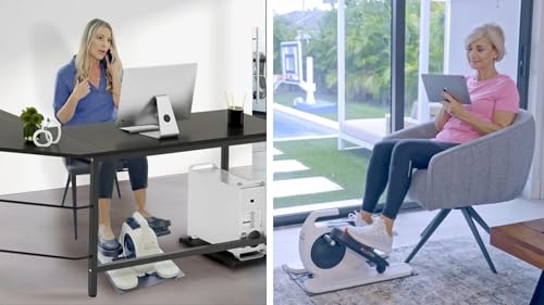 Motorized Leg Exerciser with Non-Slip Mat & Foot Straps