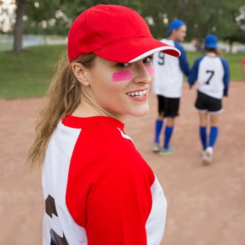 Hot Pink Sports Eye Black Stick - Anti-Glare Face Grease for Baseball