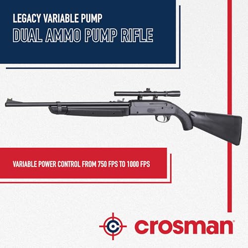 Dual Ammo Air Rifle .177 Caliber - 1000 FPS - 4x15 Scope