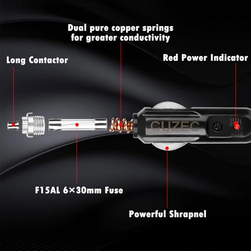 12V Cigarette Lighter Power Adapter - CU10160B
