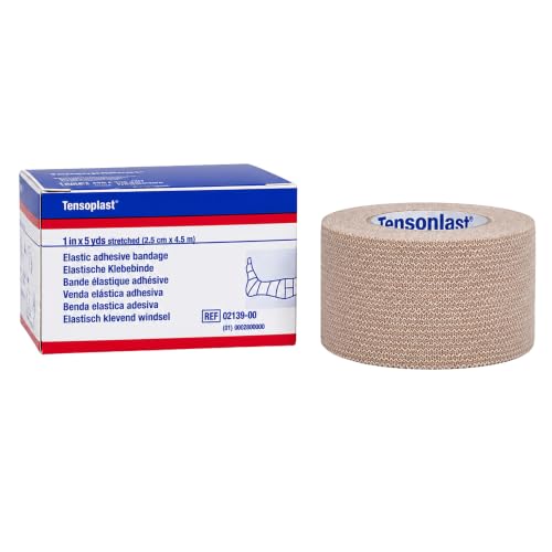 Elastic Adhesive Bandage - Tan 1" x 5 Yards Roll