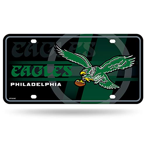 NFL Philadelphia Eagles Retro Metal License Plate Tag - 8.5" x 11"